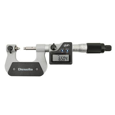 Digital IP65 gjengemikrometer 0-25 x 0,001 mm